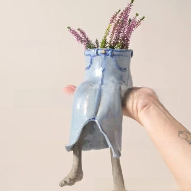 Maceta Decorativa Creativa con Forma de Cuerpo - vista 4