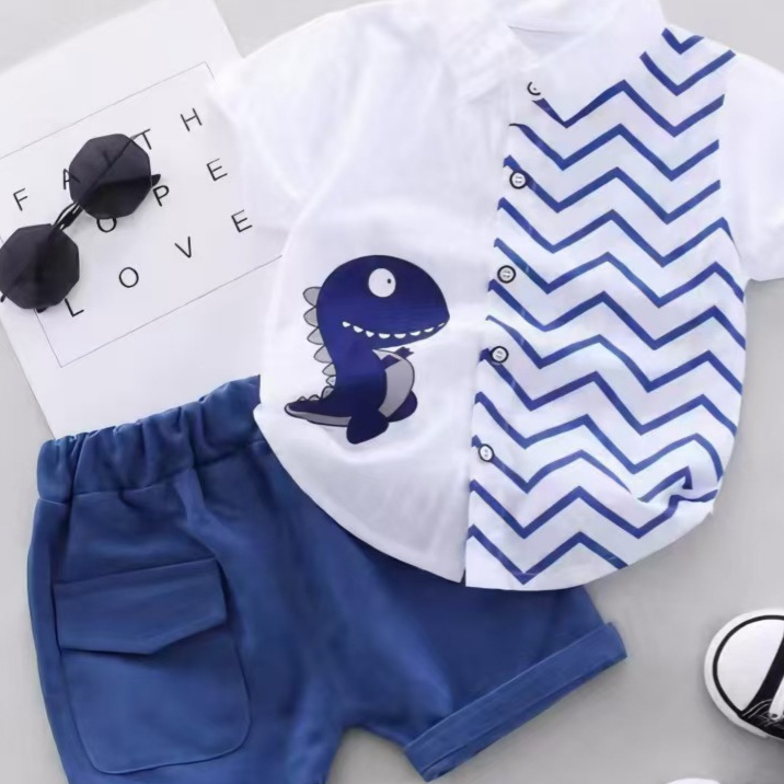 Conjunto Infantil de Camisa y Short con Dinosaurios | Imagen 2 | My Store Plus