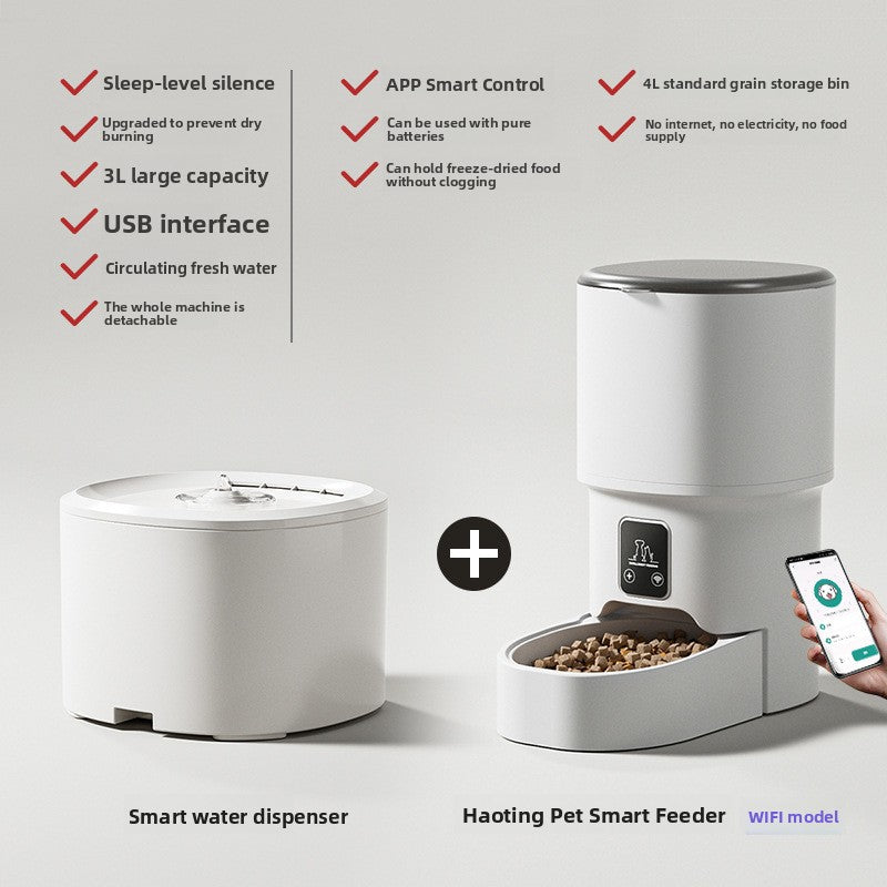Automatic Pet Feeder with Remote Control and Timed Feeding