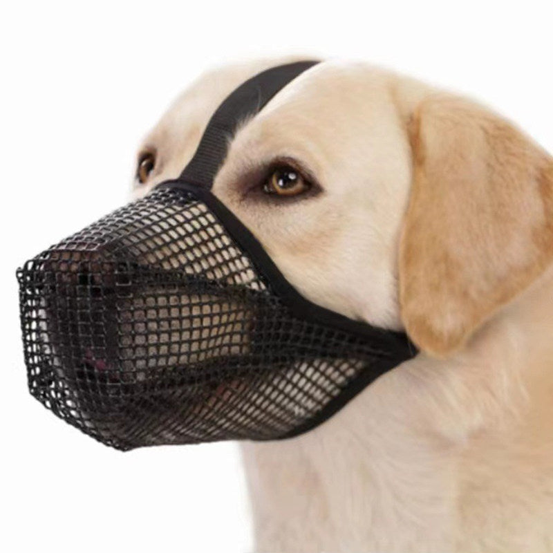 Adjustable Mesh Dog Muzzle for Bite Prevention