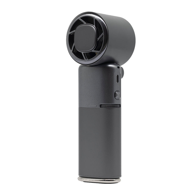 Handheld Mini Fan with Cooling Ice Compress and Retractable USB Cable