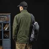 Chaqueta de Trabajo Retro Americana para Hombre - vista 7