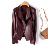 Chaqueta Biker de Cuero Sintético para Mujer - vista 6