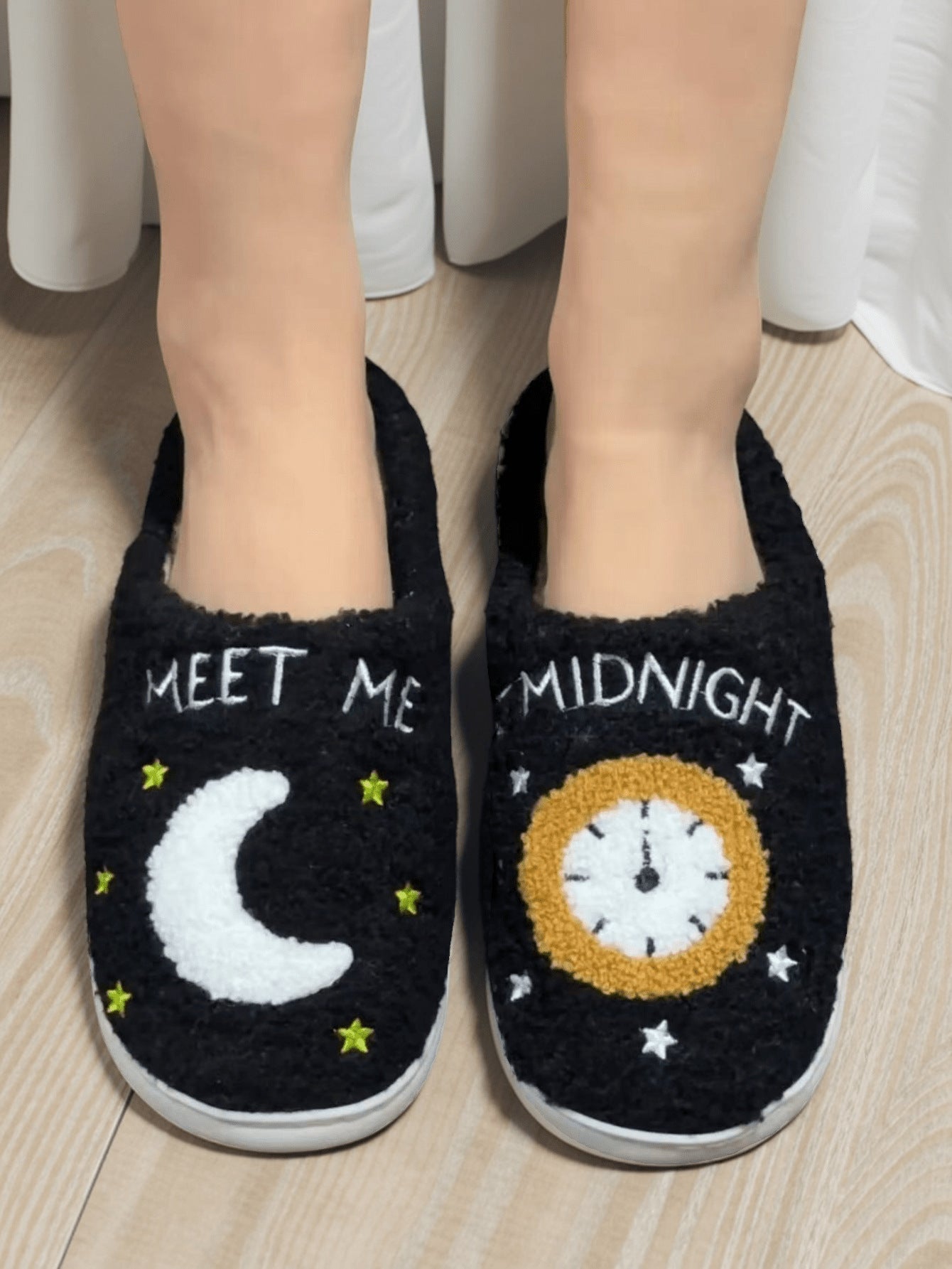 Cross-Border Cartoon Dachshund Closed-Toe Cotton Slippers, Plush Home Slippers for Autumn and Winter, Lightweight Indoor Maternity Slippers