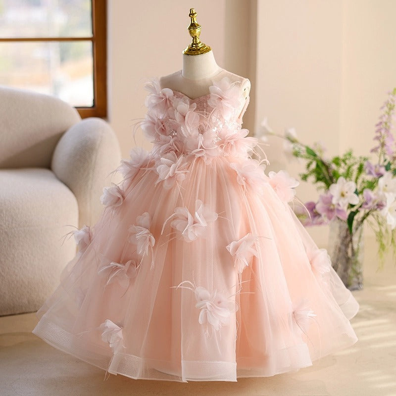 Vestido Rosa de Princesa para Niña, Fiestas y Presentaciones | Imagen 2 | My Store Plus