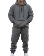 Ensemble de sport pour homme avec sweat et pantalon de jogging 2 pièces