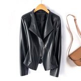 Chaqueta Biker de Cuero Sintético para Mujer - vista 2