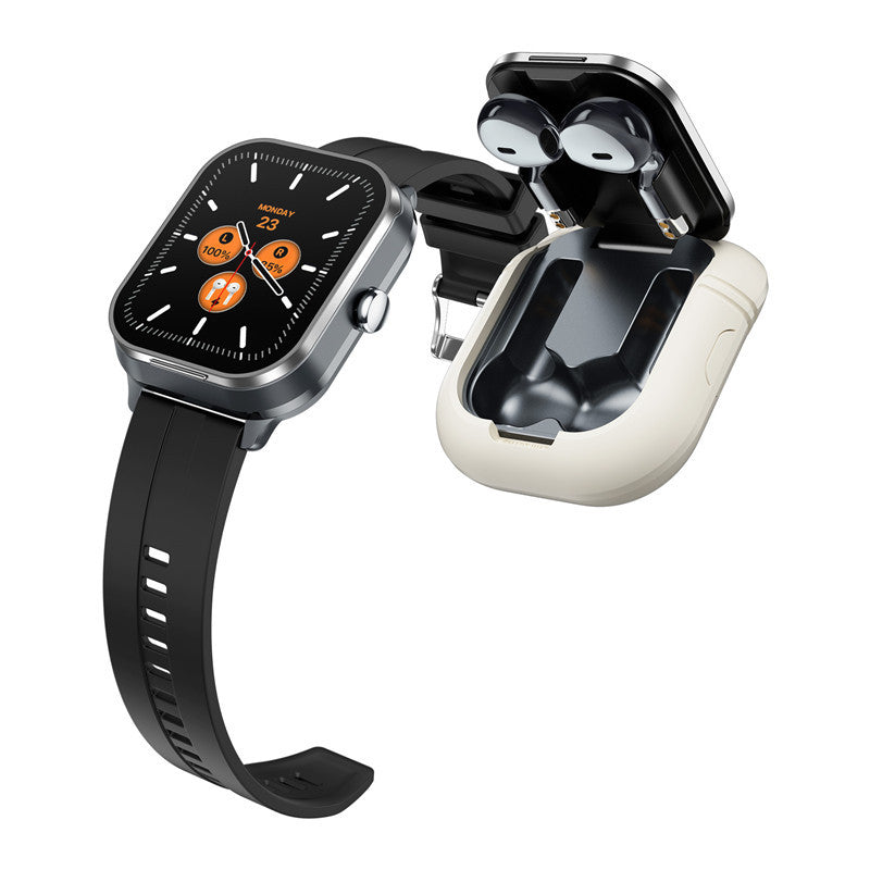 Montre connectée 2 en 1 avec écouteurs Bluetooth et suivi de la santé