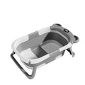 Baignoire pliante pour bébé avec capteur de température et tapis
