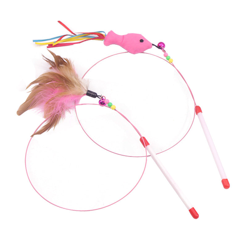 Juguete Interactivo para Gato con Plumas y Cascabel - vista 4