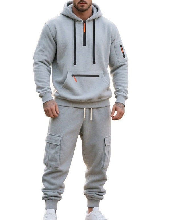 Ensemble de sport pour homme avec sweat et pantalon de jogging 2 pièces