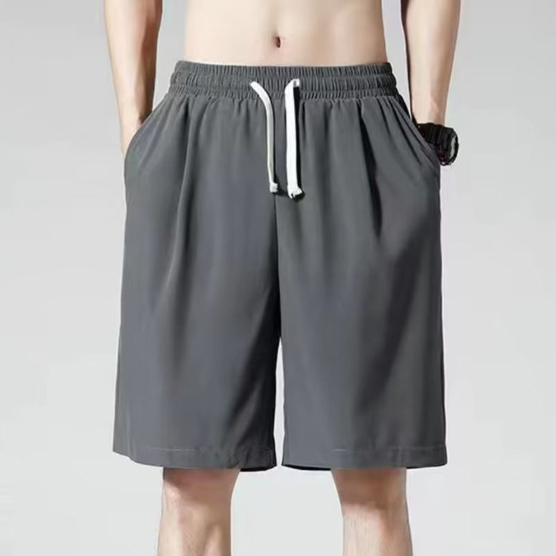 Short de Sport à Séchage Rapide pour Homme avec Taille Ajustable