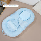 Lit portable anti-reflux pour bébé avec support inclinable