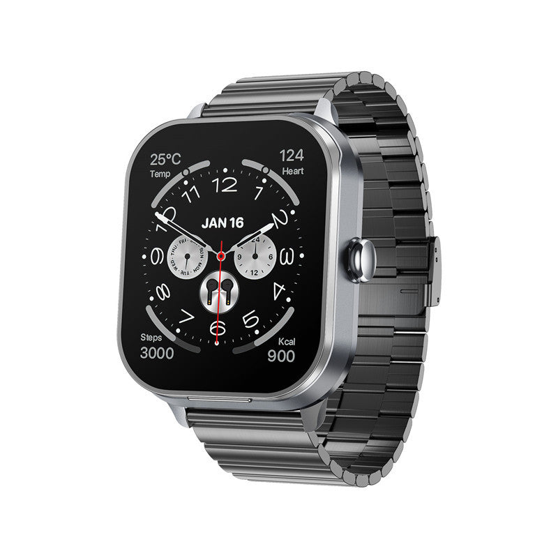 Montre connectée 2 en 1 avec écouteurs Bluetooth et suivi de la santé