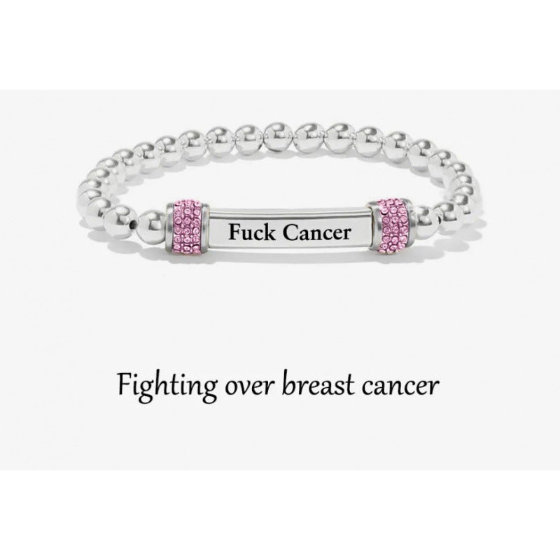 Stainless Steel Engraved Elastic Bracelet