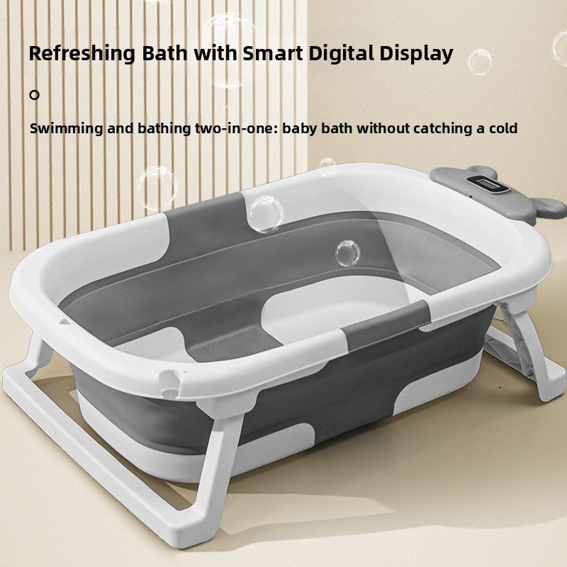 Baignoire Pliable pour Nouveau-né avec Option de Température