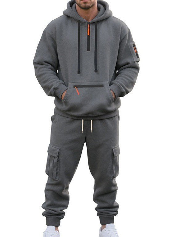 Ensemble de sport pour homme avec sweat et pantalon de jogging 2 pièces