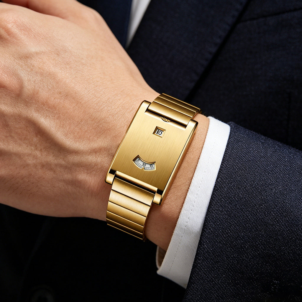 Square Digital Quartz Watch