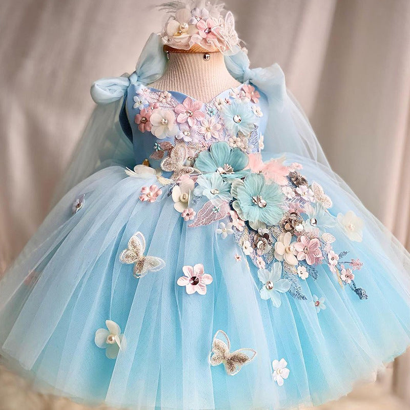 Vestido Azul Lolita de Princesa para Niña con Falda Amplia | Imagen 1 | My Store Plus