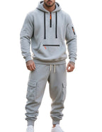 Ensemble de sport pour homme avec sweat et pantalon de jogging 2 pièces