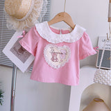 Conjunto de Verano para Niña con Mangas Abullonadas y Falda | Imagen 4 | My Store Plus