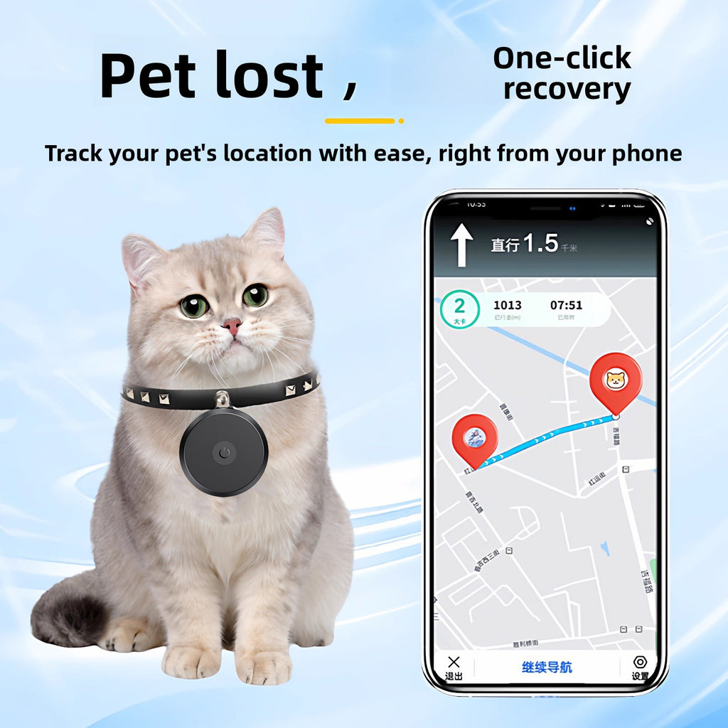 Localisateur GPS étanche pour chiens et chats compatible avec iPhone