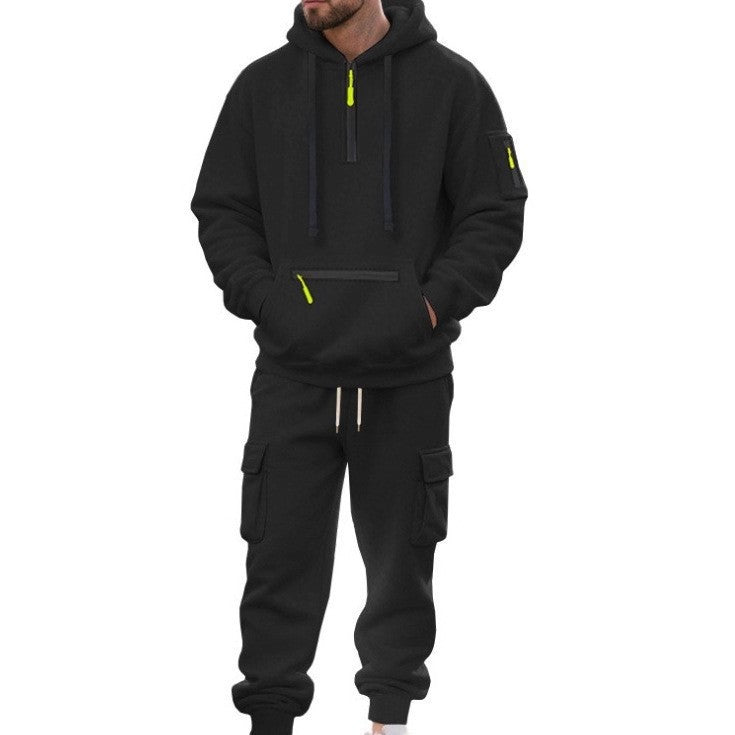 Ensemble de sport pour homme avec sweat et pantalon de jogging 2 pièces