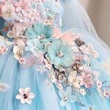 Vestido Azul Lolita de Princesa para Niña con Falda Amplia | Imagen 3 | My Store Plus