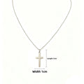 Minimalist Cross Titanium Steel Necklace