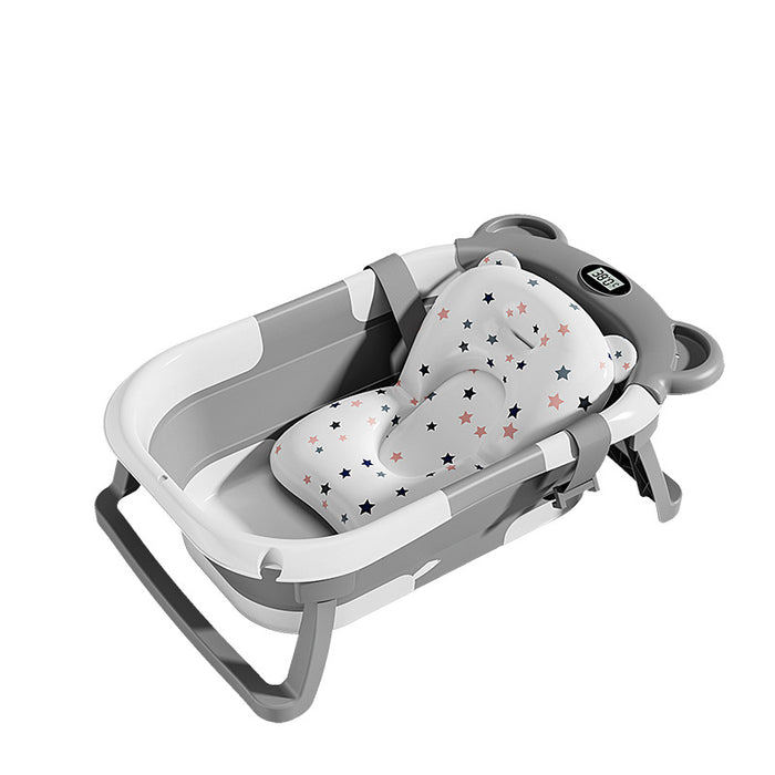 Bañera Plegable para Bebé con Sensor de Temperatura