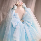 Vestido Azul Lolita de Princesa para Niña con Falda Amplia | Imagen 4 | My Store Plus