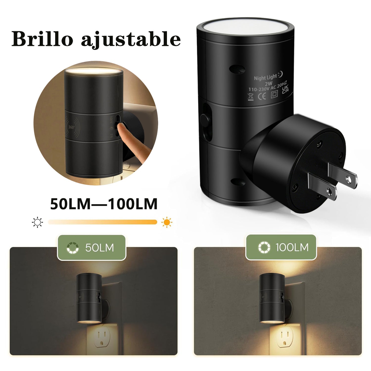 LED plug-in night light