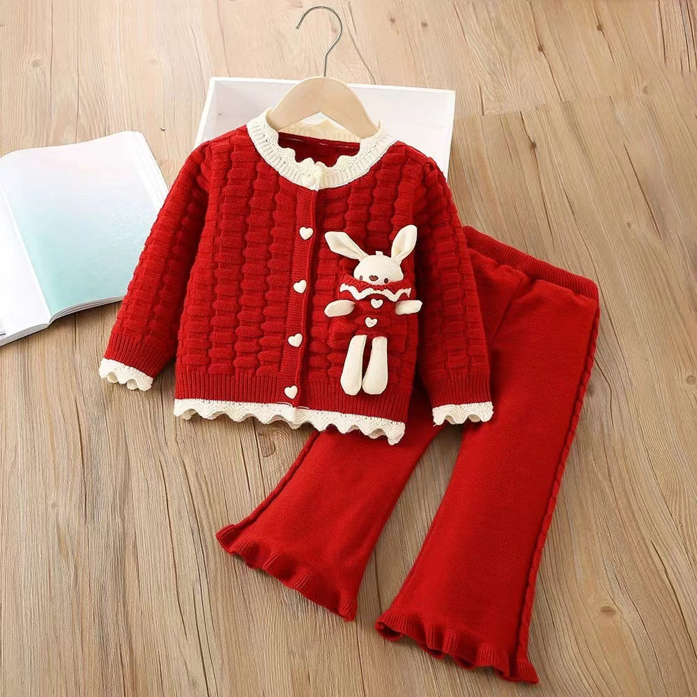 Conjunto Tejido de Cárdigan y Falda para Niña | Imagen 13 | My Store Plus