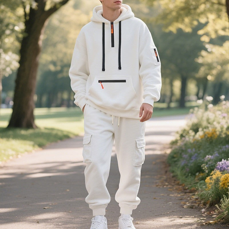 Ensemble de sport pour homme avec sweat et pantalon de jogging 2 pièces