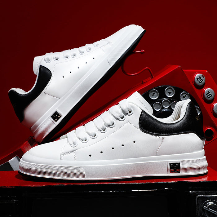 Invisible Inner Height Increase 6cm White Shoes