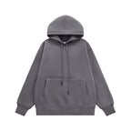 Sweat à capuche épais pour homme, doublure polaire 350 g