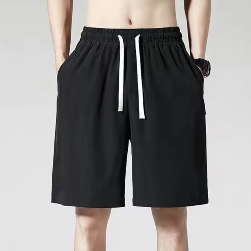 Short de Sport à Séchage Rapide pour Homme avec Taille Ajustable