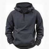 Chaqueta Retro con Capucha y Cierre para Hombre