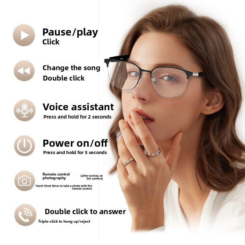 Lentes Inteligentes Bluetooth con Traducción por IA - vista 20