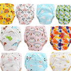 Culotte d'apprentissage en coton pour bébé avec motifs animaux