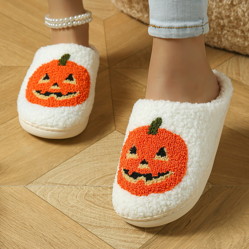 Cross-Border Cartoon Dachshund Closed-Toe Cotton Slippers, Plush Home Slippers for Autumn and Winter, Lightweight Indoor Maternity Slippers