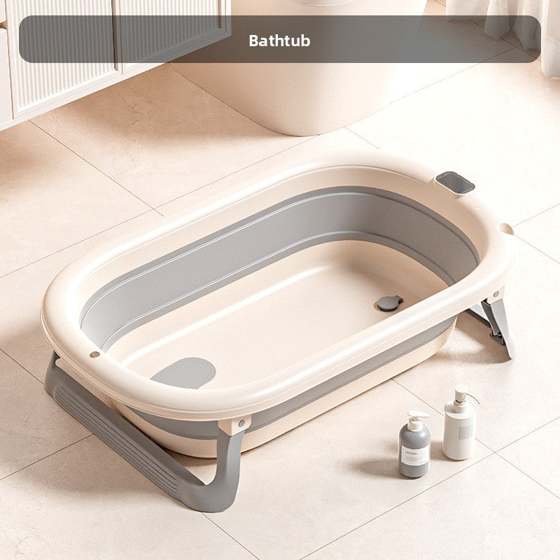 Baignoire Pliable pour Bébé avec Accessoires et Capteur de Température