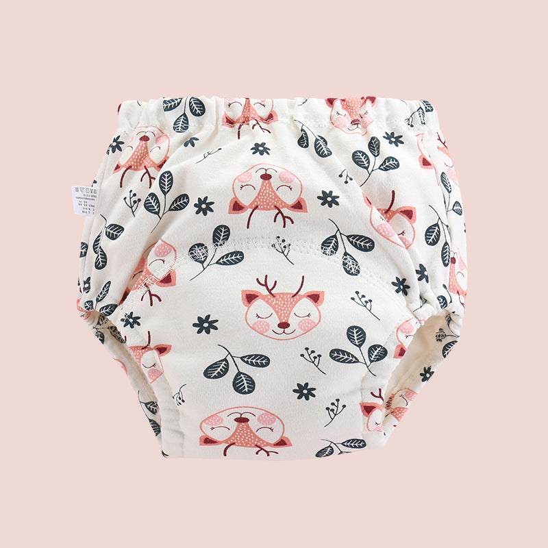 Culotte d'apprentissage en coton pour bébé avec motifs animaux