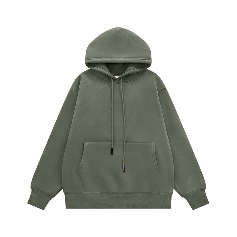 Sweat à capuche épais pour homme, doublure polaire 350 g