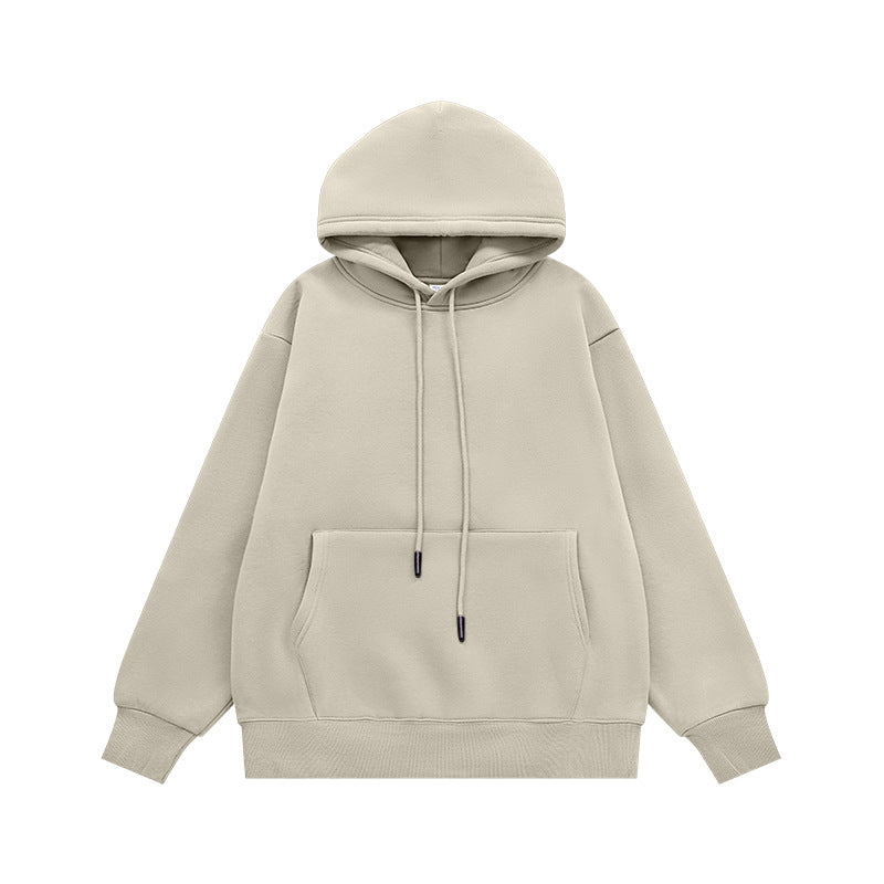 Sweat à capuche épais pour homme, doublure polaire 350 g
