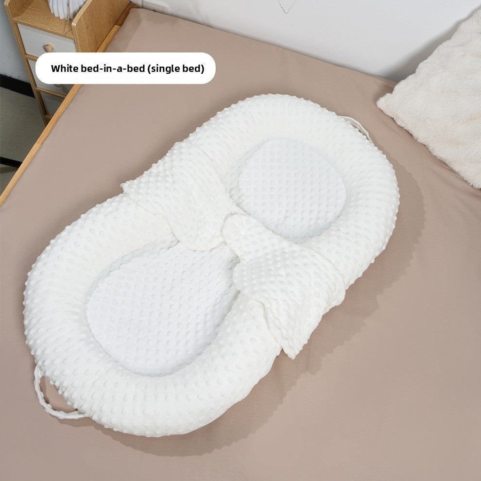 Lit portable anti-reflux pour bébé avec support inclinable