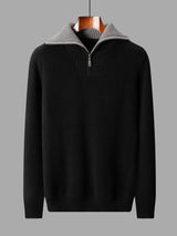 Suéter de Lana para Hombre con Cuello Alto Convertible - vista 5