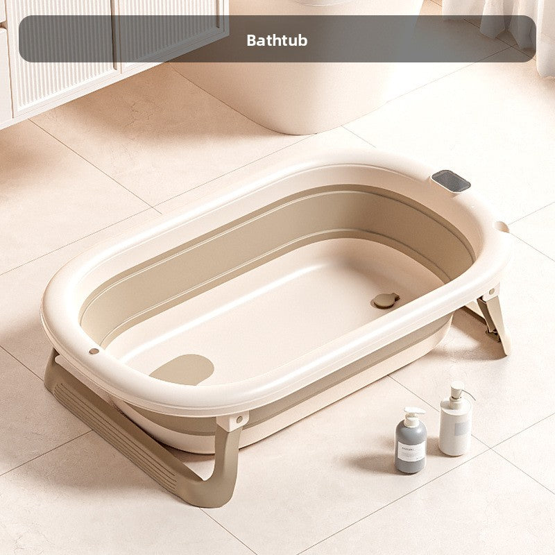 Baignoire Pliable pour Bébé avec Accessoires et Capteur de Température