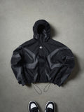 Veste de sport légère pour homme avec capuche et fermeture éclair