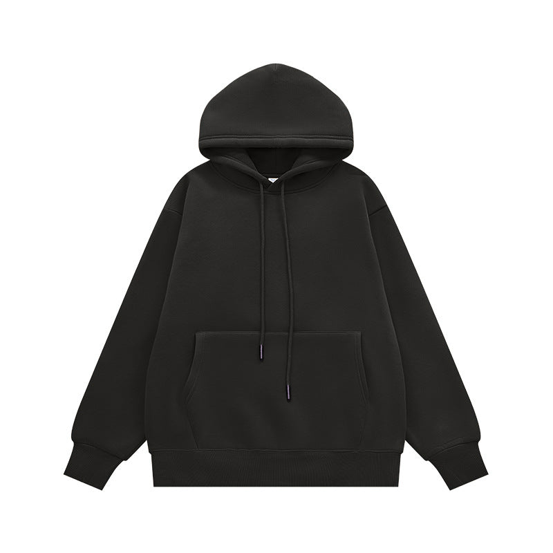 Sweat à capuche épais pour homme, doublure polaire 350 g